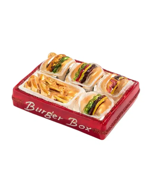Bergdorf Goodman Burger Box Christmas Ornament