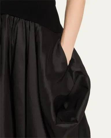 Simkhai Izzy Strapless Midi Bubble Dress | Thumbnail 5 Simkhai Izzy Strapless Midi Bubble Dress | Thumbnail 5