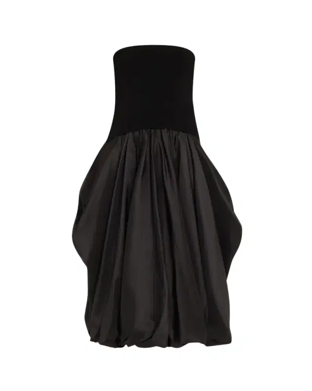 Izzy Strapless Midi Bubble Dress