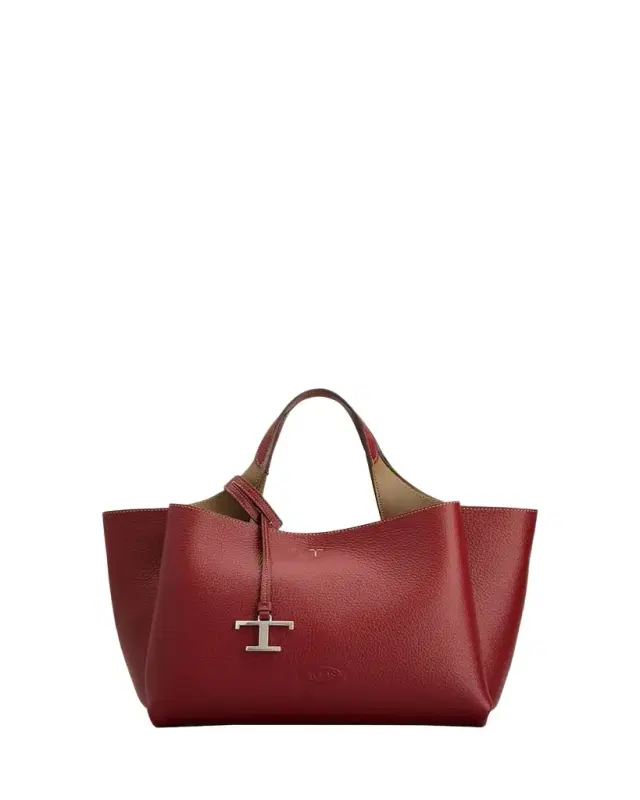Mini Grain Leather Tote Bag