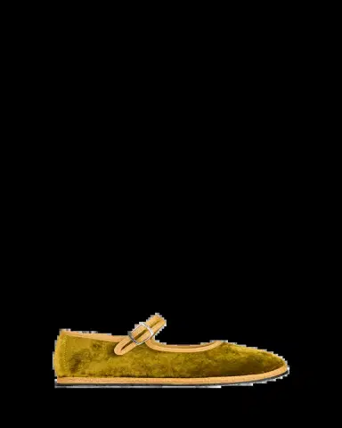 Vibi Venezia Velvet Mary Jane Ballerina Flats | Thumbnail 2