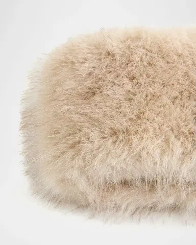 Valentino Garavani VLogo Signature Faux Fur Headband | Thumbnail 2