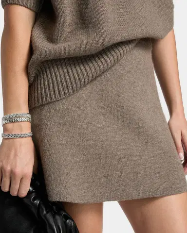 Lisa Yang Clare Cashmere Mini Skirt | Thumbnail 8
