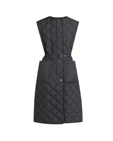 Moncler Butor Diamond-Quilted Long Down Vest | Thumbnail 1 Moncler Butor Diamond-Quilted Long Down Vest | Thumbnail 1