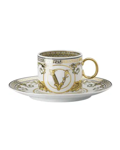 Versace Virtus Gala White AD Cup & Saucer | Thumbnail 2