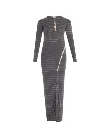 Nanushka Dakoa Buttoned Fine Merino Maxi Dress | Thumbnail 1