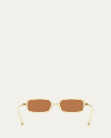 Miu Miu MU 11ZSF Acetate Rectangular Sunglasses | Thumbnail 7 Miu Miu MU 11ZSF Acetate Rectangular Sunglasses | Thumbnail 7