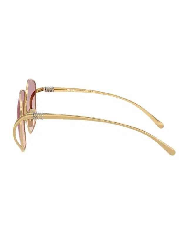 MU A57S Metal Square Sunglasses