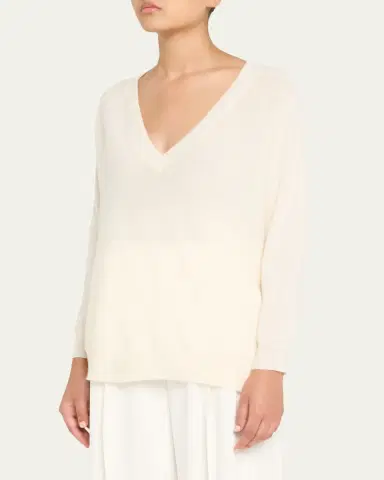 Lisa Yang Kenny Cashmere V-Neck Sweater | Thumbnail 4