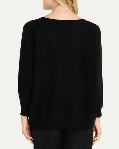 Lisa Yang Kenny Cashmere V-Neck Sweater | Thumbnail 8