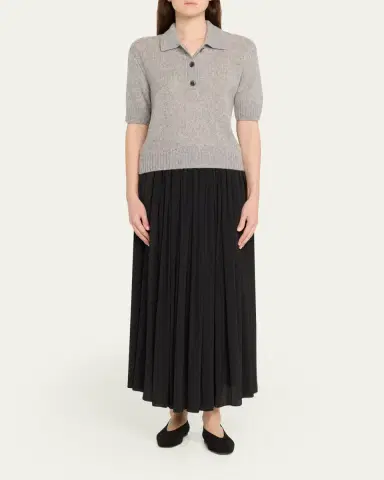 Lisa Yang Masy Cashmere Polo Sweater | Thumbnail 13