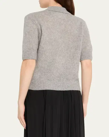 Lisa Yang Masy Cashmere Polo Sweater | Thumbnail 14