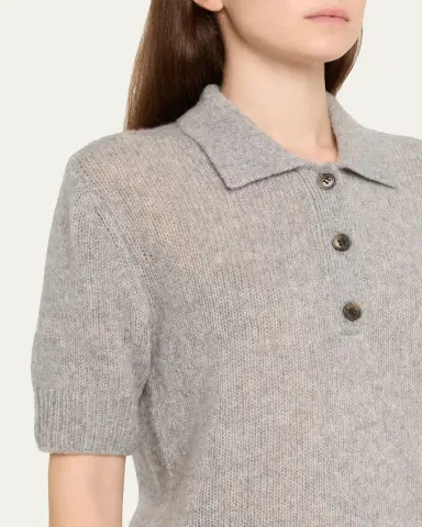 Lisa Yang Masy Cashmere Polo Sweater | Thumbnail 16