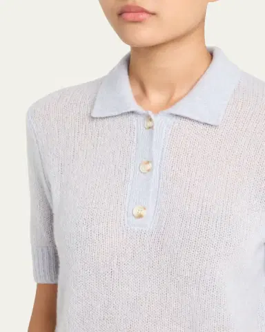 Lisa Yang Masy Cashmere Polo Sweater | Thumbnail 5