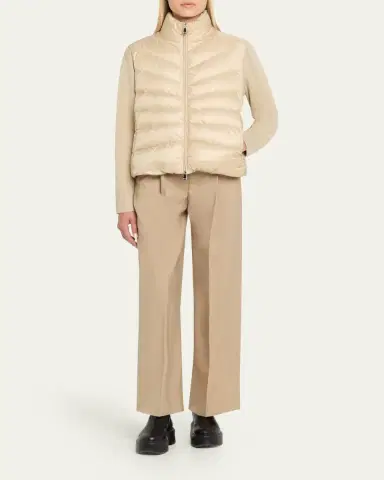 Moncler Padded Wool Cardigan | Thumbnail 2