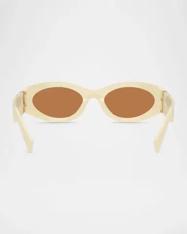 Miu Miu 0MU 11WS Acetate Oval Sunglasses | Thumbnail 3