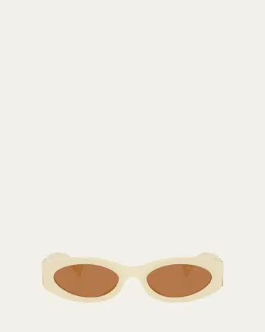 Miu Miu 0MU 11WS Acetate Oval Sunglasses | Thumbnail 4