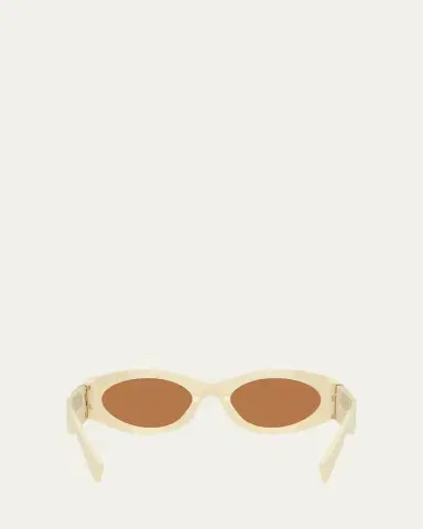 Miu Miu 0MU 11WS Acetate Oval Sunglasses | Thumbnail 7