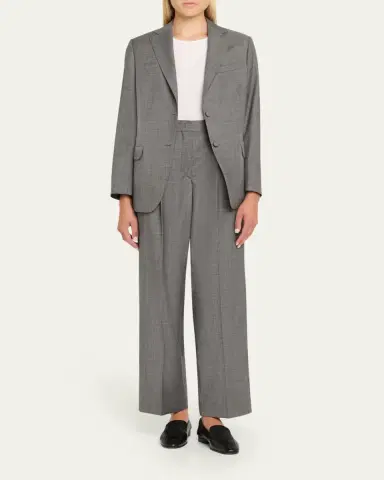 OFFICINE GÉNÉRALE New Sophie Italian Wool Pants | Thumbnail 2 OFFICINE GÉNÉRALE New Sophie Italian Wool Pants | Thumbnail 2