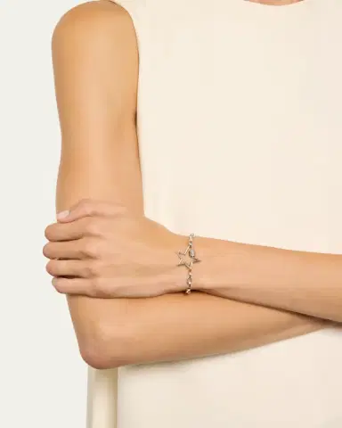 Marla Aaron Starlock in 14K White Gold | Thumbnail 2