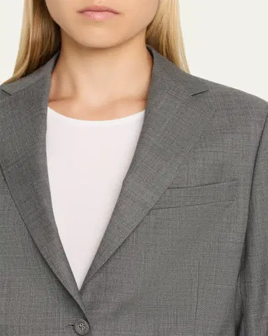 OFFICINE GÉNÉRALE Charlene Single-Breasted Jacket | Thumbnail 5 OFFICINE GÉNÉRALE Charlene Single-Breasted Jacket | Thumbnail 5