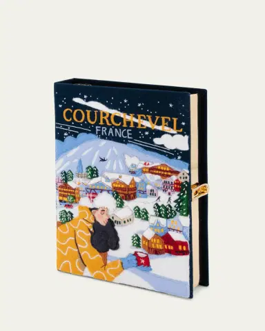 Olympia Le-Tan Courchevel Book Clutch Bag | Thumbnail 2