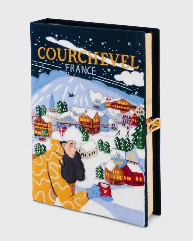 Olympia Le-Tan Courchevel Book Clutch Bag | Thumbnail 3