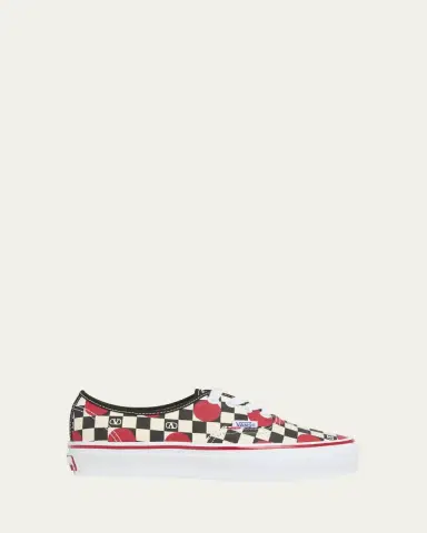 Valentino Garavani x Vans Authentic Checkered VLogo Sneakers | Thumbnail 4