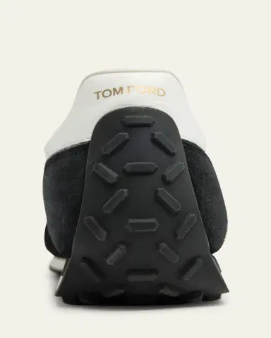 TOM FORD Men's Mick Tech Fabric and Suede Sneakers | Thumbnail 5 TOM FORD Men's Mick Tech Fabric and Suede Sneakers | Thumbnail 5