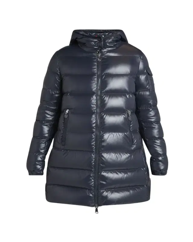 Courcelles Long Hooded Down Puffer Coat