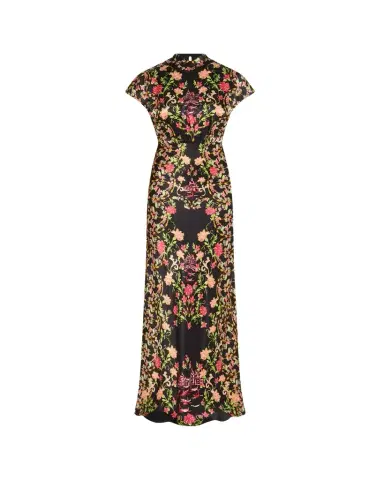 Saloni Fabienne Silk Long Dress | Thumbnail 1