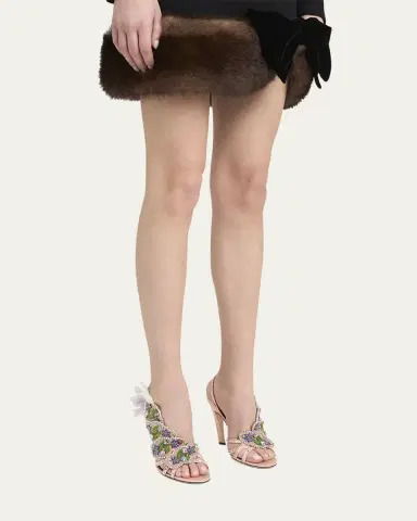 Valentino Garavani Dans Le Foyer Embellished Slingback Sandals | Thumbnail 11