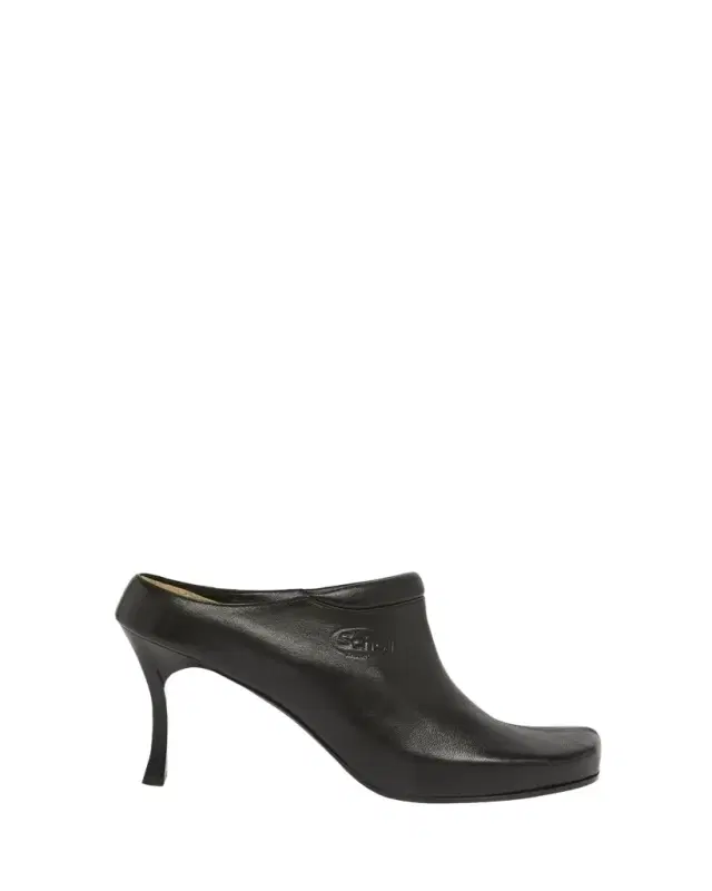Balenciaga x Scholl Leather Mules