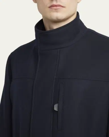 Brioni Men's Cashmere Water-Repellent Field Jacket | Thumbnail 5