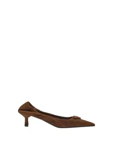 Prada Suede Elastic Back Pumps | Thumbnail 1