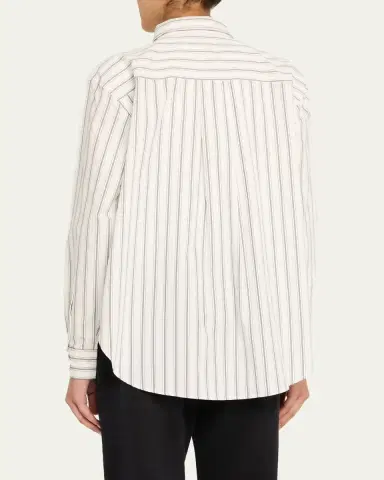 Kule The Cordel Striped Button-Front Shirt | Thumbnail 3