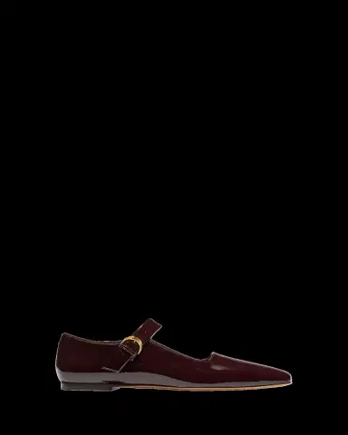 Emme Parsons Tramonto Croc-Embossed Leather Ballerina Flats | Thumbnail 2