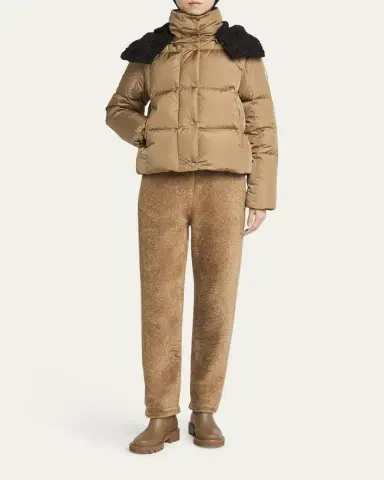 Moncler Castelnou Square-Quilted Short Down Jacket with Detachable Hood | Thumbnail 11 Moncler Castelnou Square-Quilted Short Down Jacket with Detachable Hood | Thumbnail 11