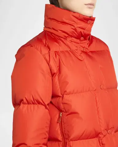 Moncler Castelnou Square-Quilted Short Down Jacket with Detachable Hood | Thumbnail 4 Moncler Castelnou Square-Quilted Short Down Jacket with Detachable Hood | Thumbnail 4