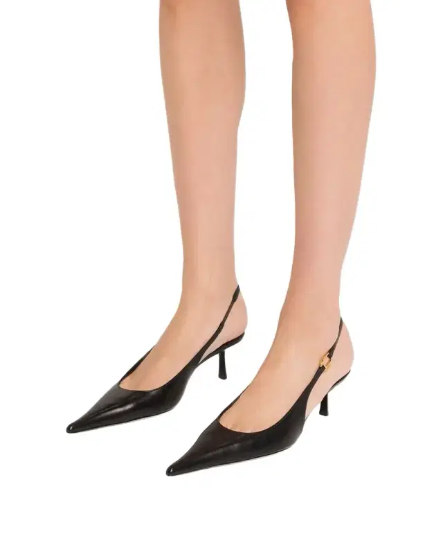 Vendome Leather Slingback Pumps