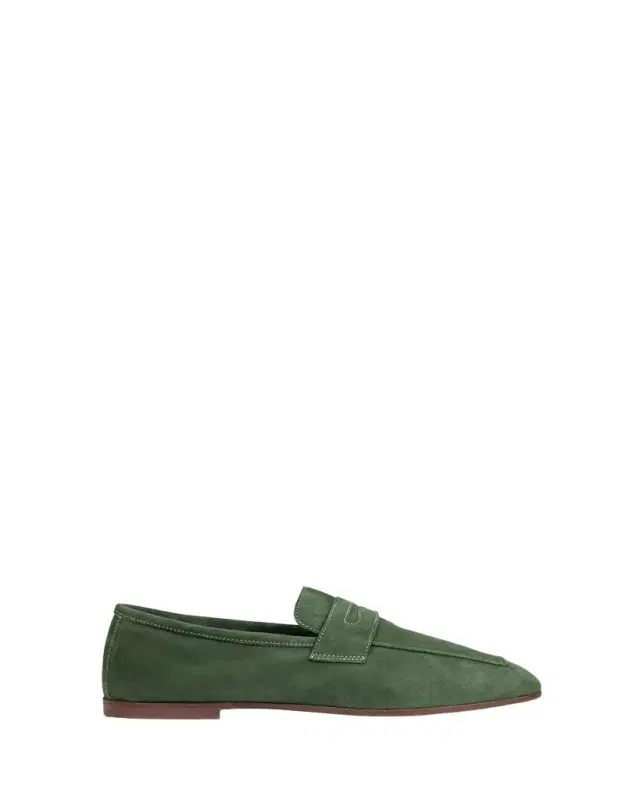 Essenziale Suede Penny Loafers