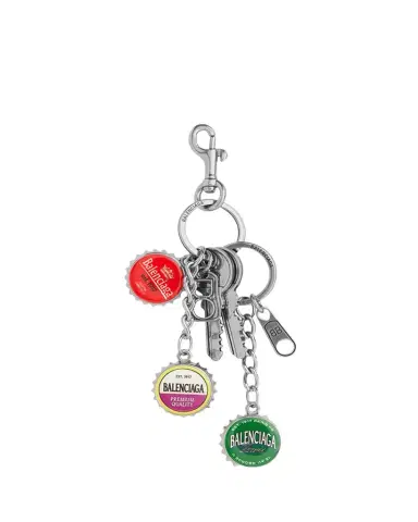 Balenciaga Men's Keyring Bottle Caps | Thumbnail 1 Balenciaga Men's Keyring Bottle Caps | Thumbnail 1