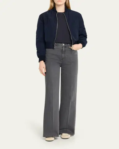 OFFICINE GÉNÉRALE Florine Bomber Jacket | Thumbnail 2 OFFICINE GÉNÉRALE Florine Bomber Jacket | Thumbnail 2