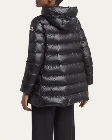 Moncler Suyenne Hooded Long Down Parka | Thumbnail 3 Moncler Suyenne Hooded Long Down Parka | Thumbnail 3