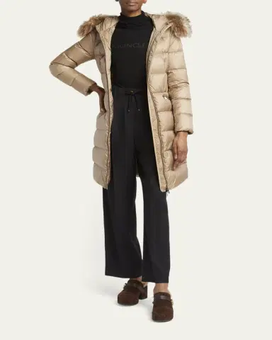 Moncler Suyenne Hooded Long Down Parka | Thumbnail 8 Moncler Suyenne Hooded Long Down Parka | Thumbnail 8