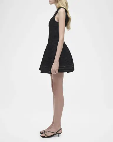 SIMKHAI Lottie Stripe Illusion Mini Dress | Thumbnail 5 SIMKHAI Lottie Stripe Illusion Mini Dress | Thumbnail 5