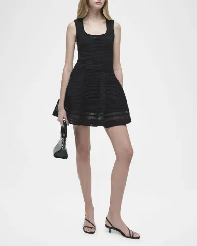 SIMKHAI Lottie Stripe Illusion Mini Dress | Thumbnail 6 SIMKHAI Lottie Stripe Illusion Mini Dress | Thumbnail 6