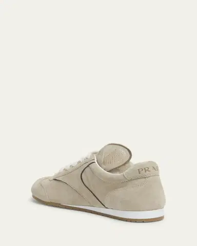Prada Suede Low-Top Sneakers | Thumbnail 2