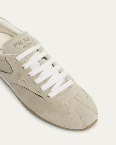 Prada Suede Low-Top Sneakers | Thumbnail 3