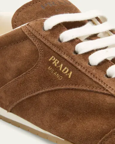 Prada Suede Low-Top Sneakers | Thumbnail 8